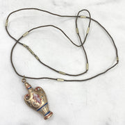 Victorian Hair Necklace with Urn